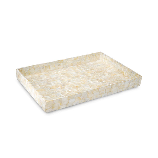 Elizabeth mother of pearl display tray luxury decorative